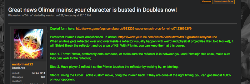 Illustration for article titled Smash Bros. Player Discovers Potentially Game-Breaking Exploit